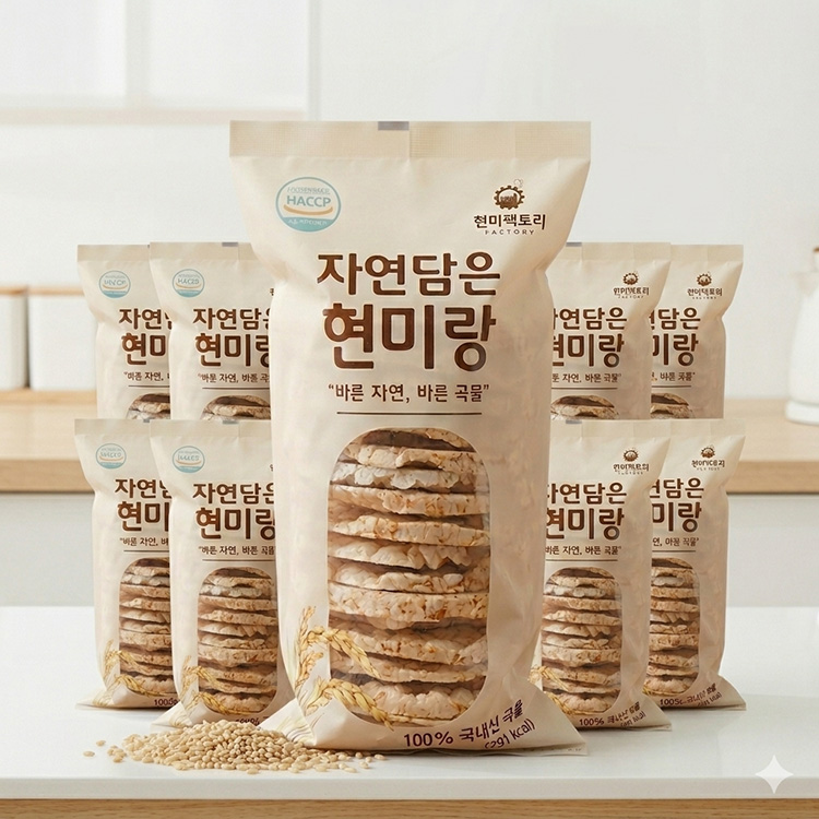 [현미팩토리]자연담은 현미랑 75g x 8봉