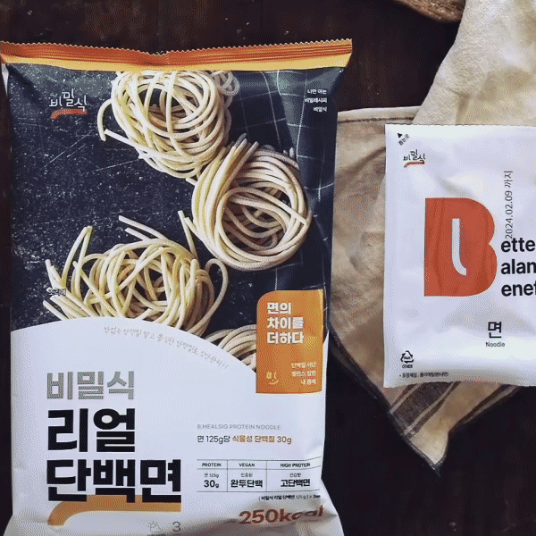 비밀식 리얼단백면 1세트 (125g x 3개입)