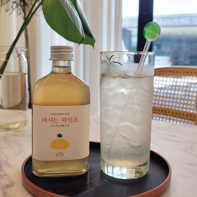 국산 파인애플로 만든, 마시는 파인초
