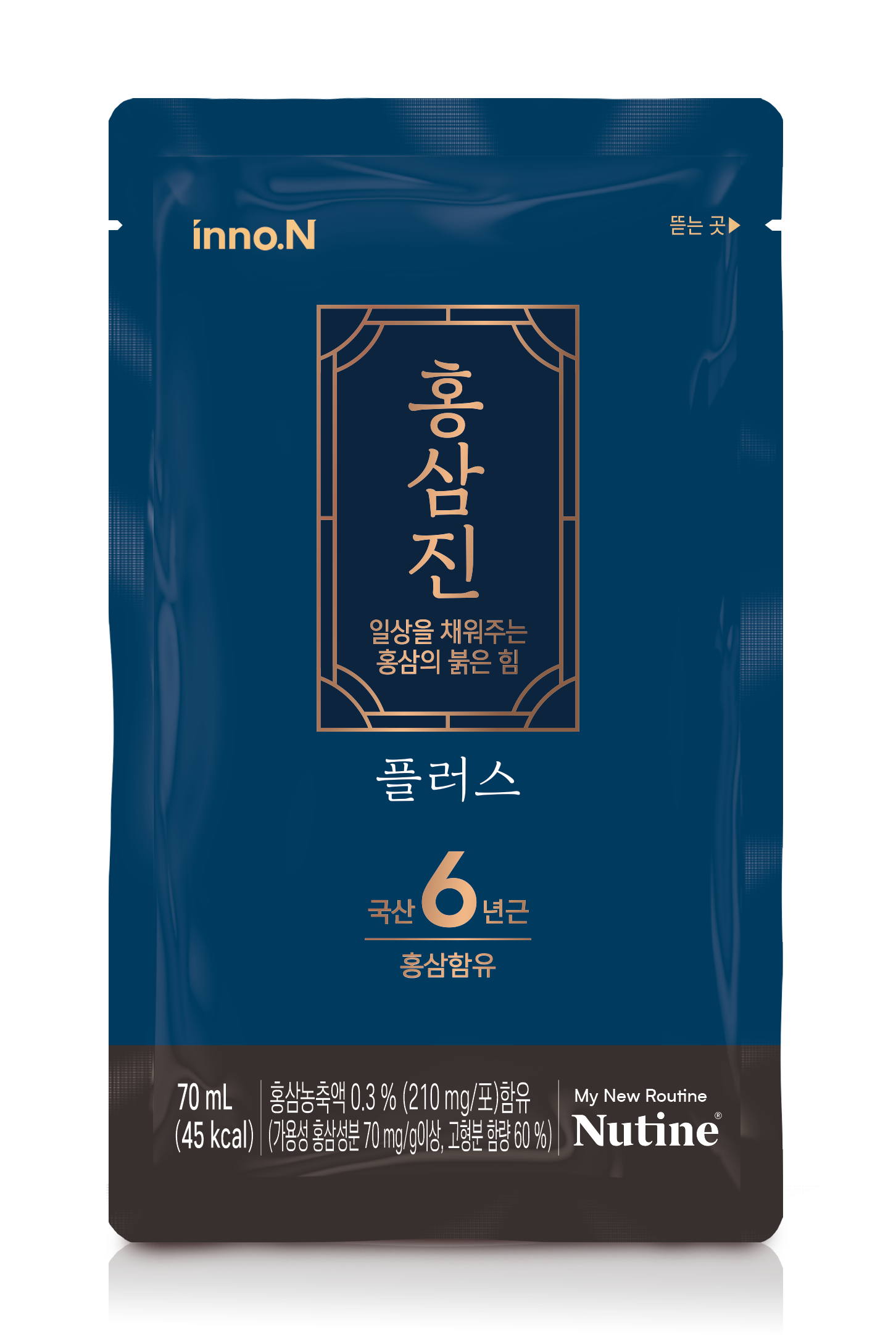 홍삼진 플러스 (70ml X 30포) 대용량 4박스 총 120포