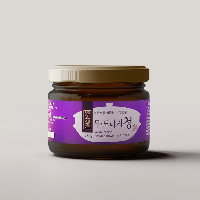 무쇠가마솥 장작불 무도라지청 250g