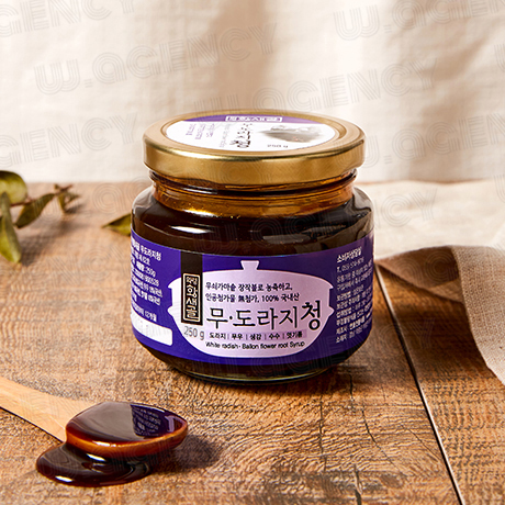 무쇠가마솥 장작불 무도라지청 250g