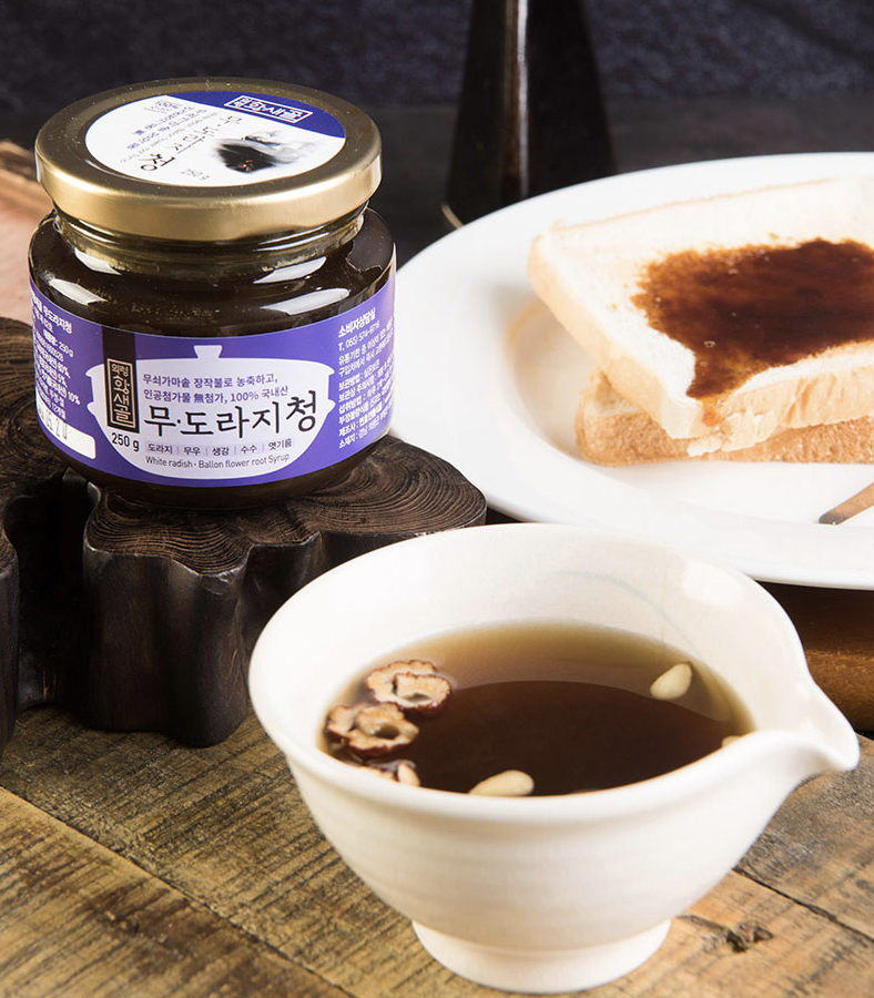 무쇠가마솥 장작불 무도라지청 250g