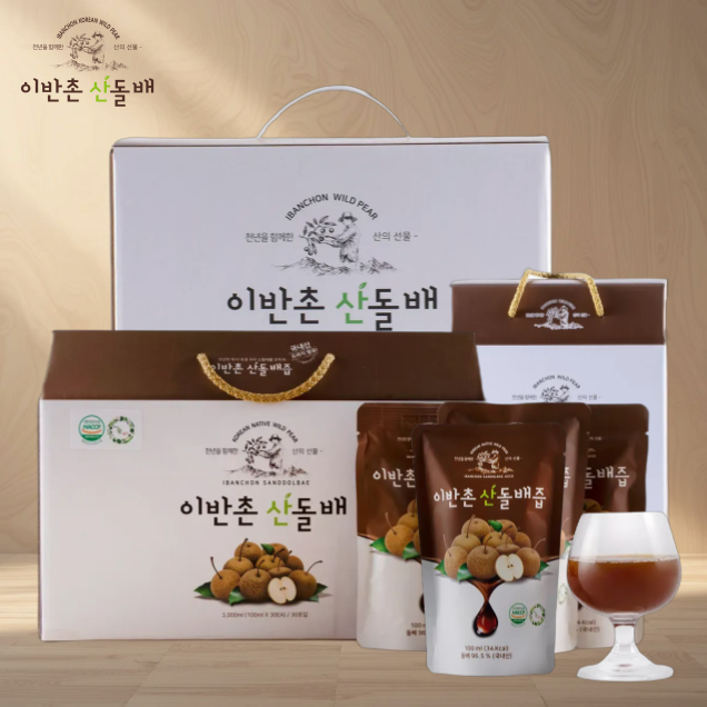 산돌배즙 100ml  * 10포