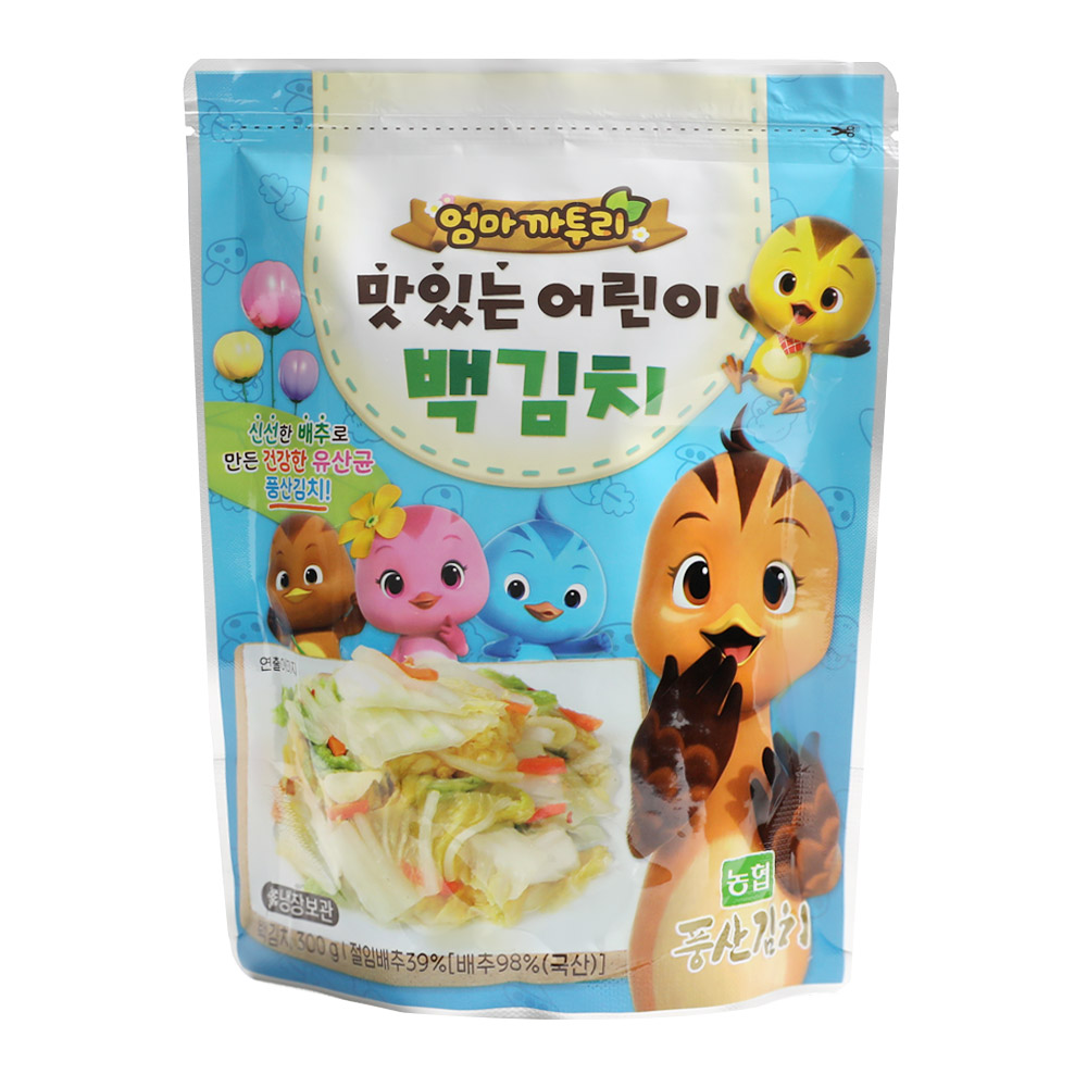 [농협 풍산김치] 어린이백김치 국내산 100% (300g)
