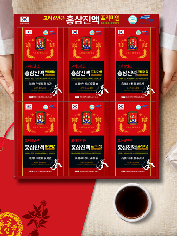 대한홍삼진흥공사 명기삼 고려 6년근 홍삼진액 프리미엄 70mlx30포(쇼핑백)