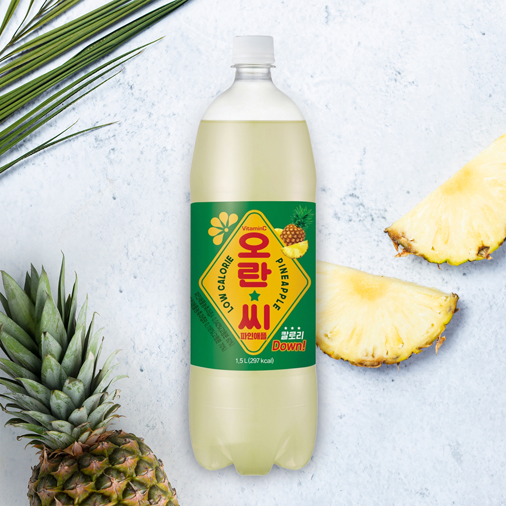 [동아오츠카] 오란씨 파인애플 1.5ℓ 페트 1box(12개)