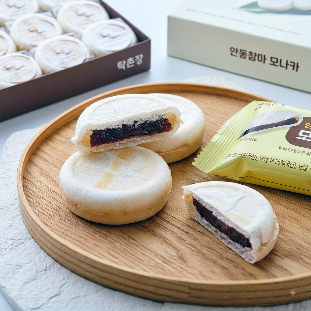 [선물하기/쇼핑백] 안동참마 모나카 16입