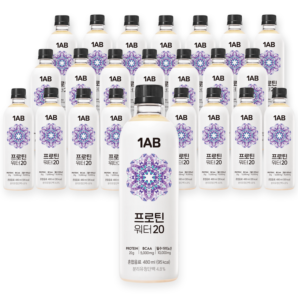 1AB 프로틴워터 20 480ml X 24개입