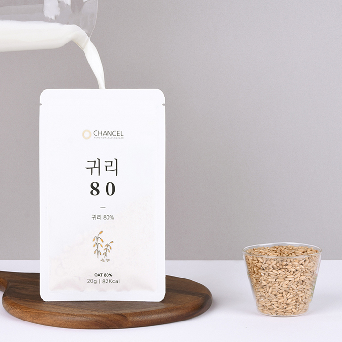 찬슬 귀리분말/직장인간식/건강식단/다이어트식단/귀리80(20g)*30포
