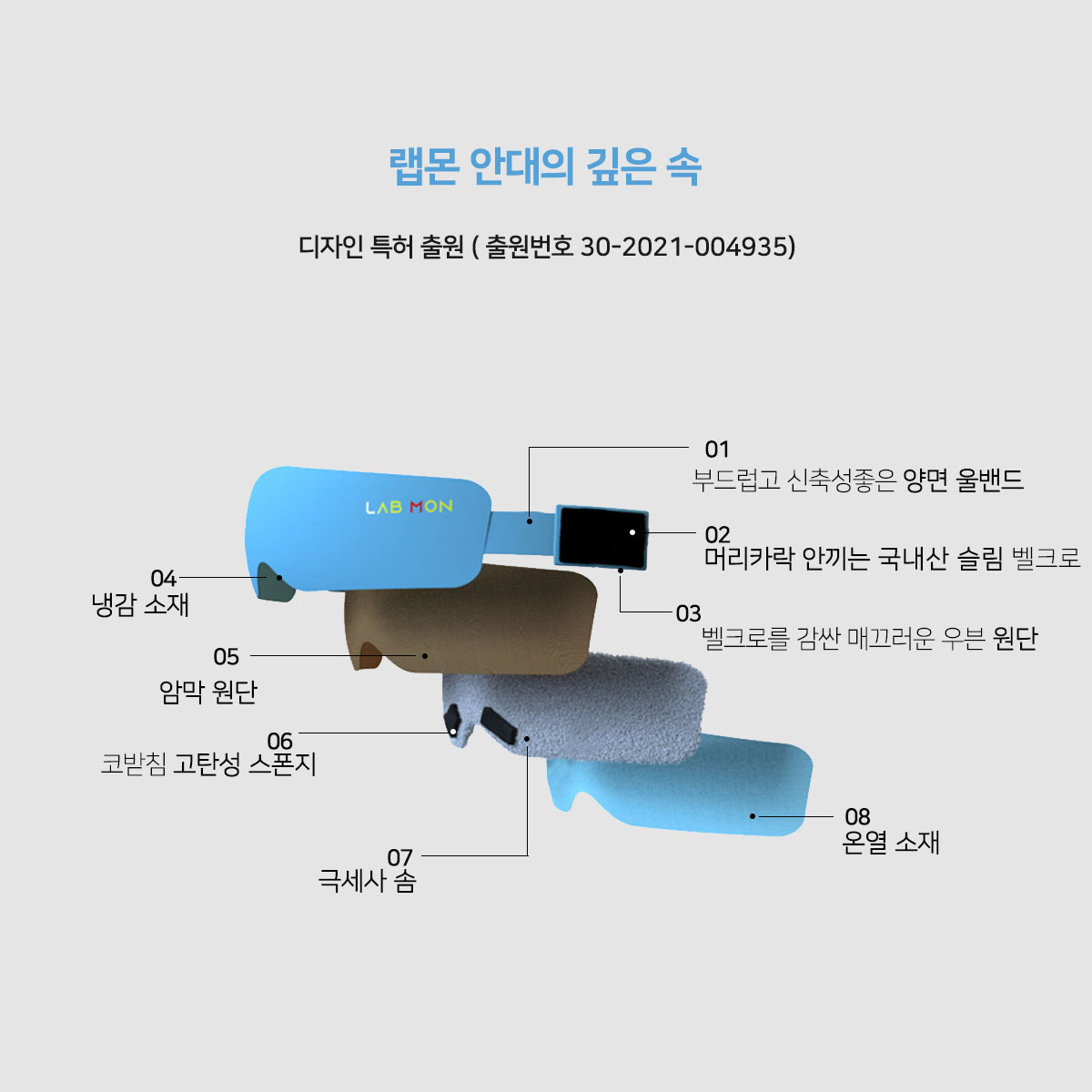 5분자기 랩몬수면안대