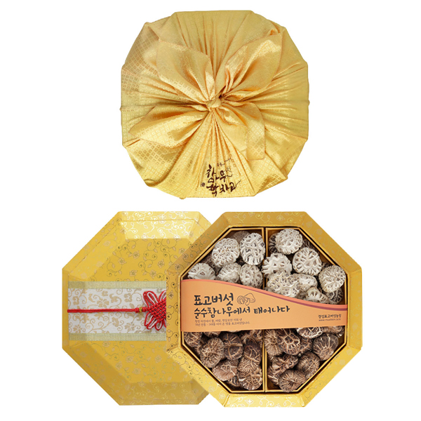 참나무원목재배 유기농 프리미엄 팔각화고세트 표고버섯선물세트