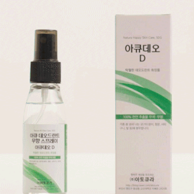 아큐데오 천연 데오드란트 무향 스프레이 대표이미지 섬네일