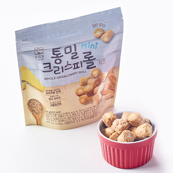통밀 크리스피롤 미니 (치즈 90g) 대표이미지 섬네일