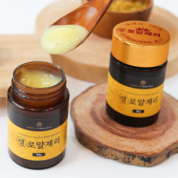 허니럽 천연 생 로얄제리 50g 지리산 로열제리