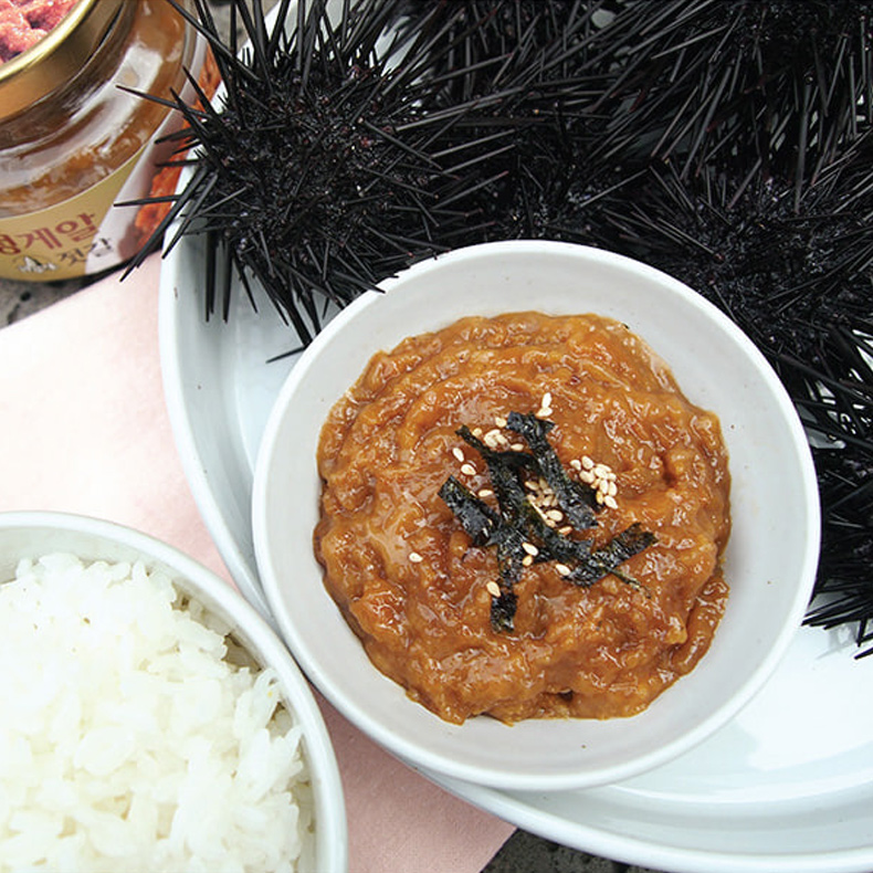 제주도 자연산 성게알 젓갈 200g