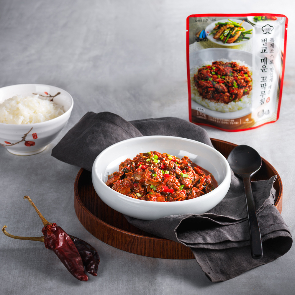 부스터랩 벌교 양념/매운/간장 꼬막무침 170g 3팩 5팩 10팩
