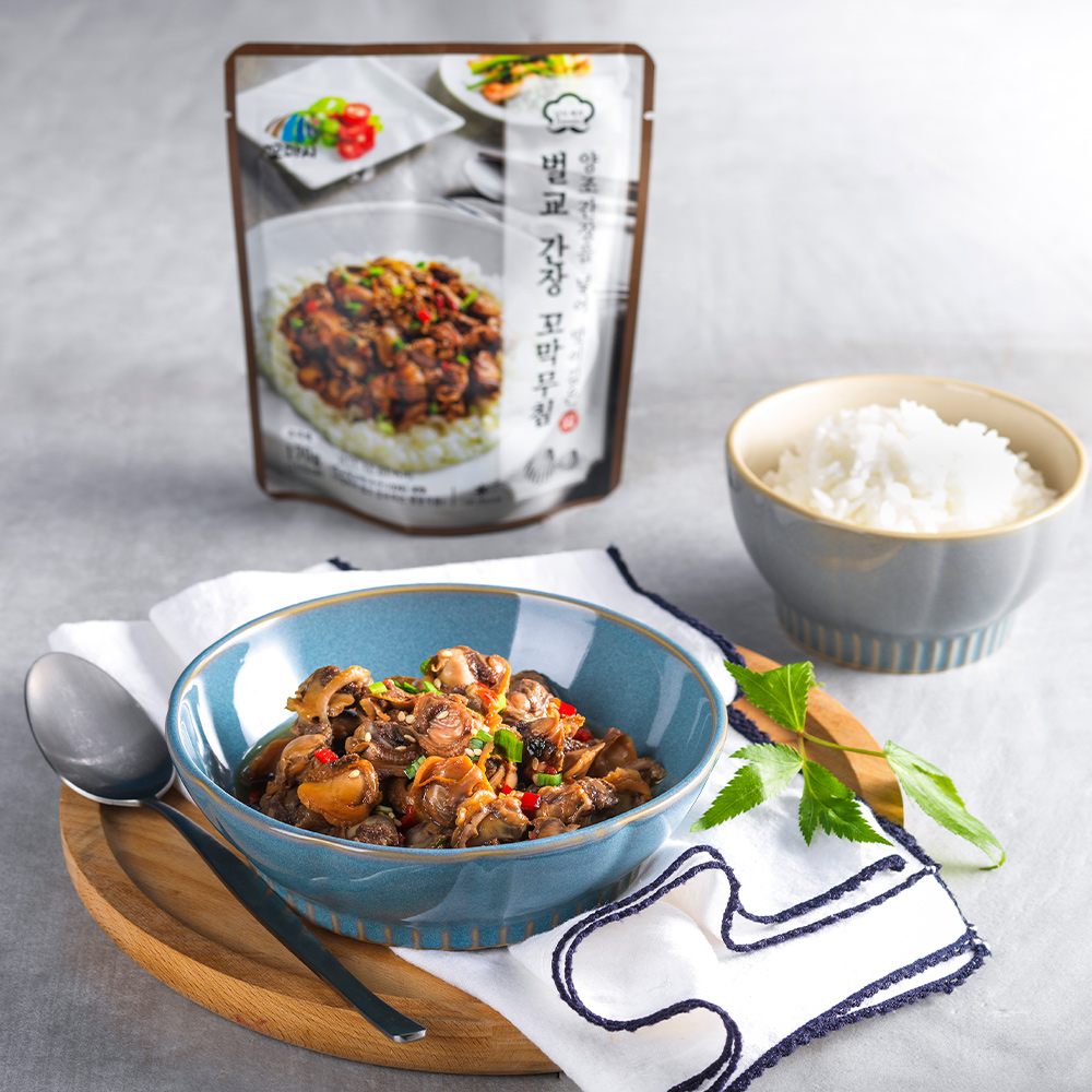 부스터랩 벌교 양념/매운/간장 꼬막무침 170g 3팩 5팩 10팩