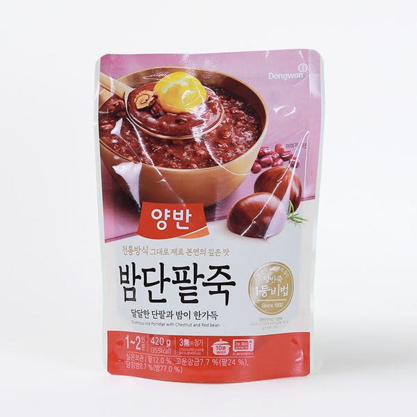 동원 양반 밤단팥죽 420g