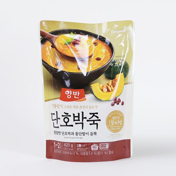 동원 양반 단호박죽 420g