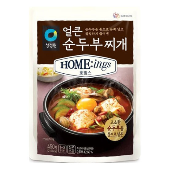 청정원 얼큰 순두부찌개 450g