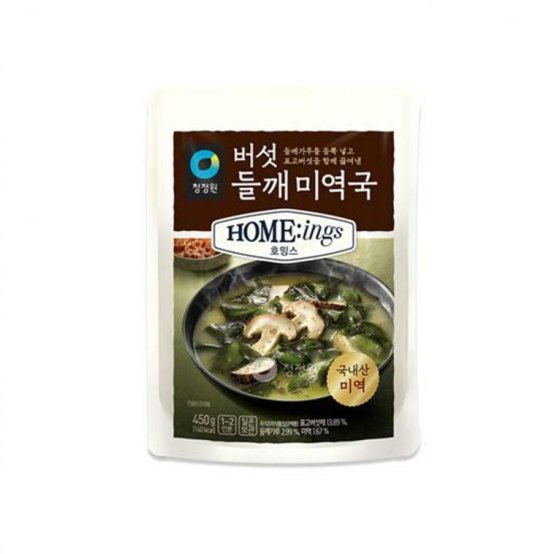청정원 버섯들깨미역국 450g