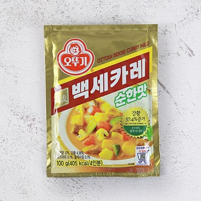 백세카레 순한맛 100g