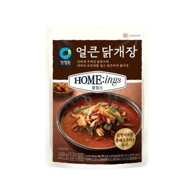 청정원 얼큰 닭개장 450g