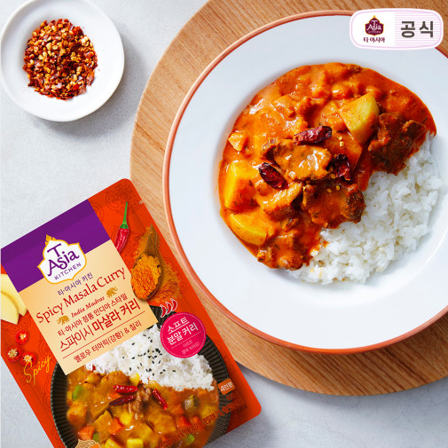 티아시아키친 스파이시 마살라 커리 분말 100g