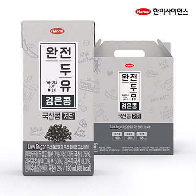[한미] 완전두유 국산콩 검은콩 저당 190ml