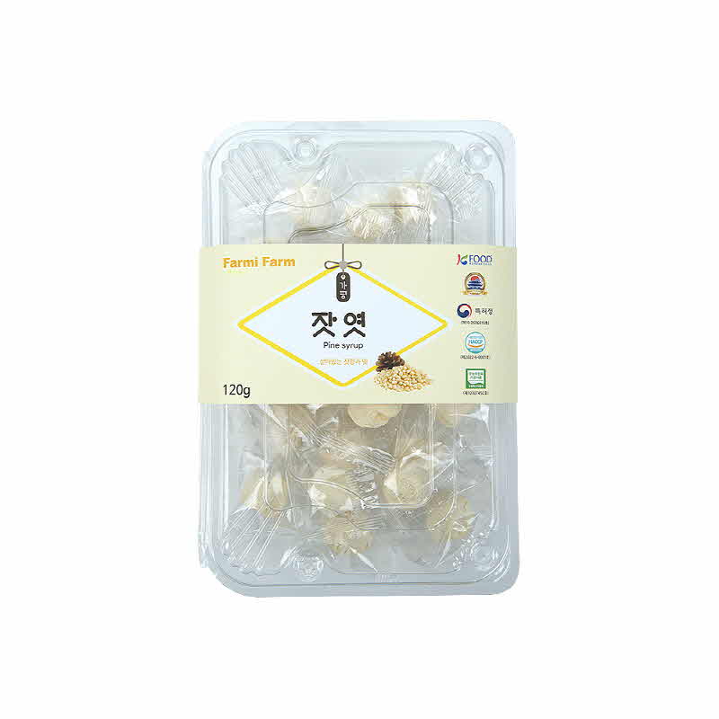 k아트팜 가평 잣엿과 알과자 120g 5종 선물세트