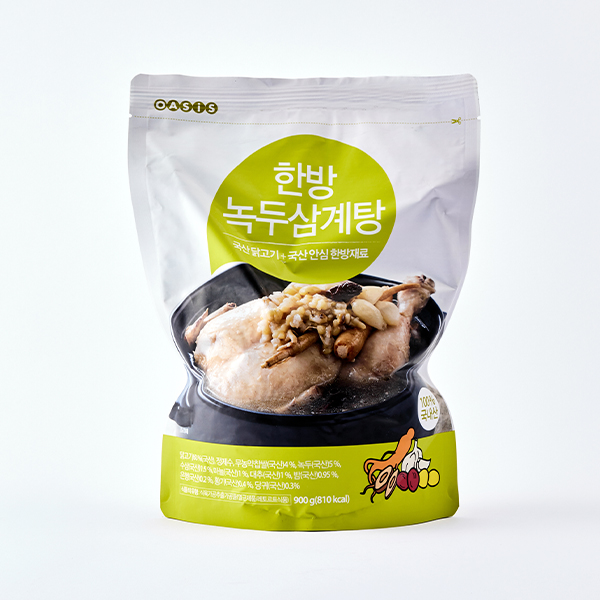 진한 한방 녹두삼계탕(900g/무항생제)