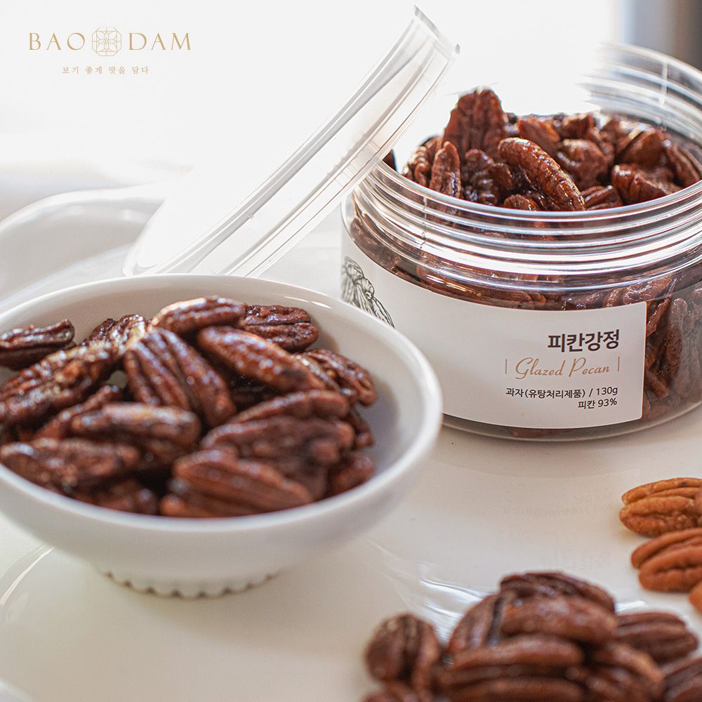 바오담 피칸강정 견과류 정과 답례품 130g 대표이미지 섬네일