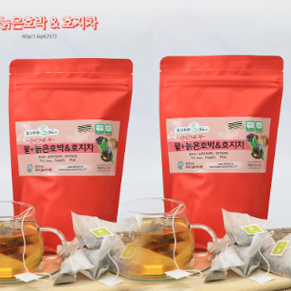 팥 & 늙은호박 & 호지차 (25t x 2)