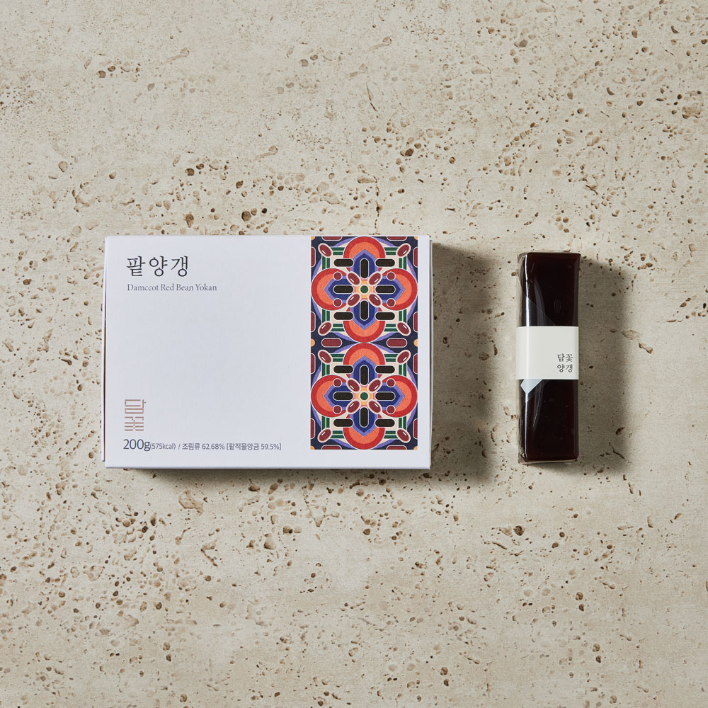 명장이 만든 쫀득한 담꽃 팥양갱 40gx10 (목함 고급선물세트)