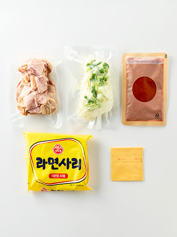 [맛보장] 애슐리 콰트로 햄치즈 부대찌개(2인분,713g)