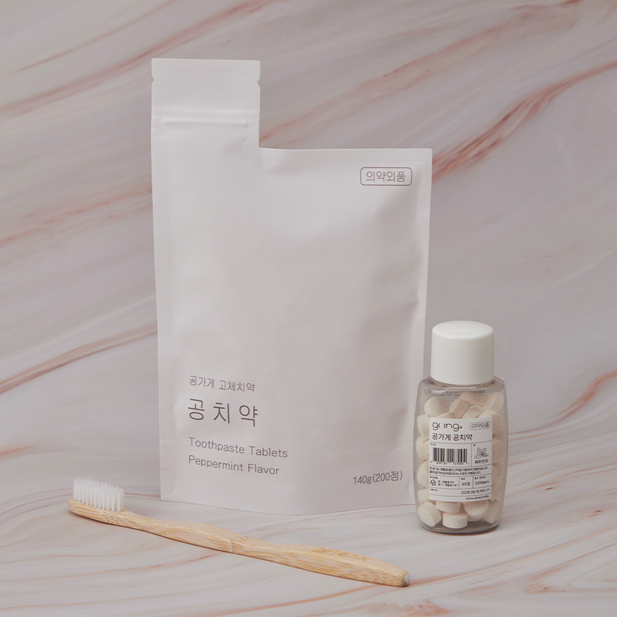 [1+1] 공가게 고체치약 200정+200정/ 무료배송