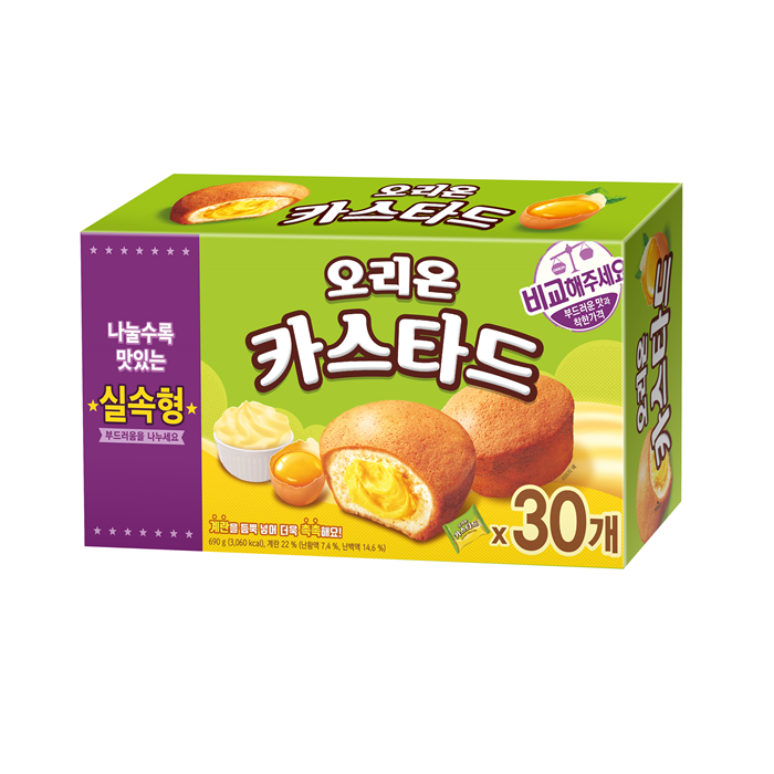 오리온 카스타드 30입 (690g)