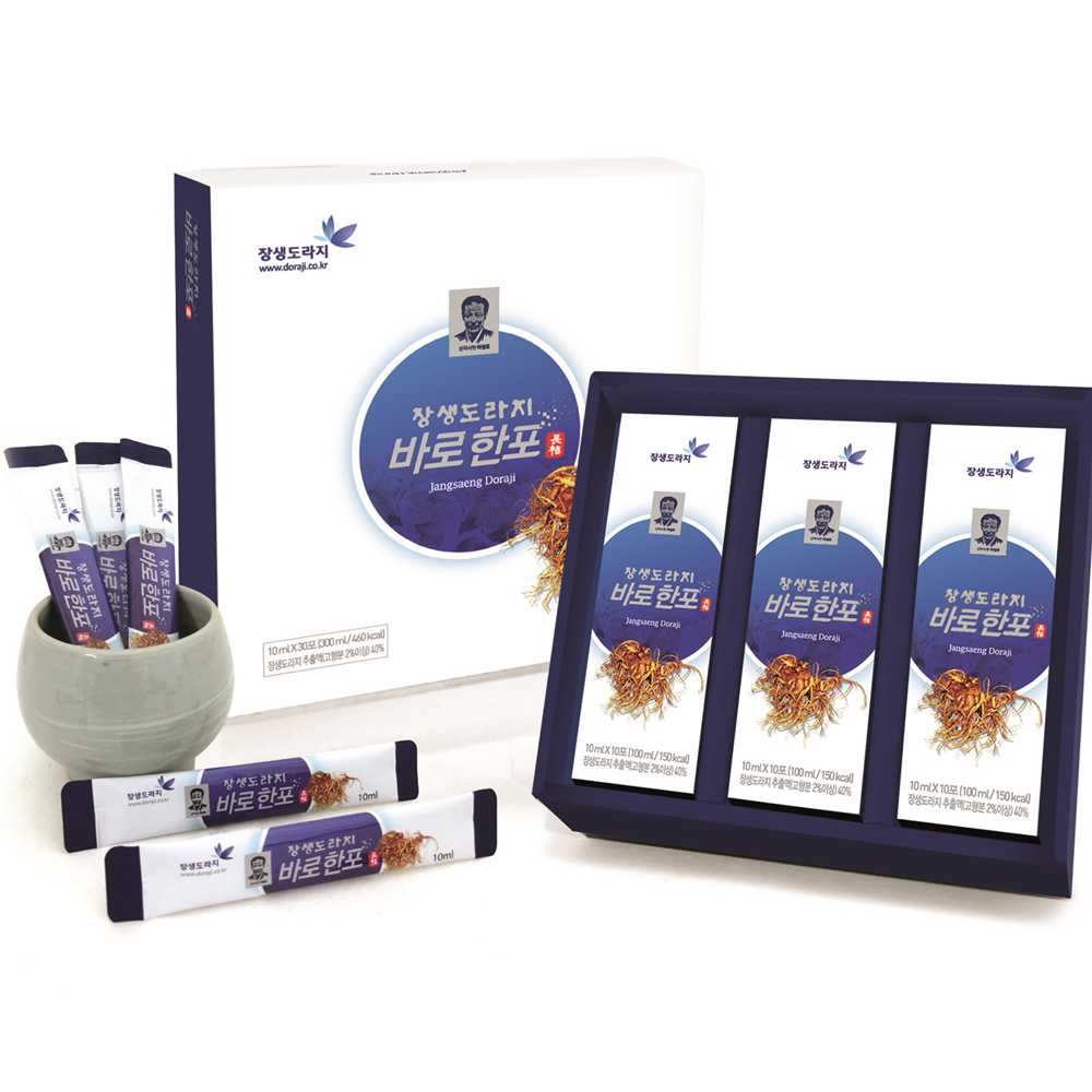 장생도라지 바로한포 10ml 30포
