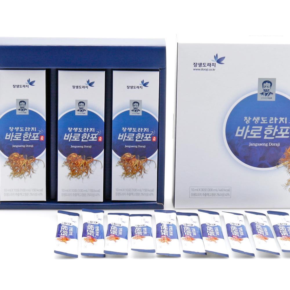 장생도라지 바로한포 10ml 30포