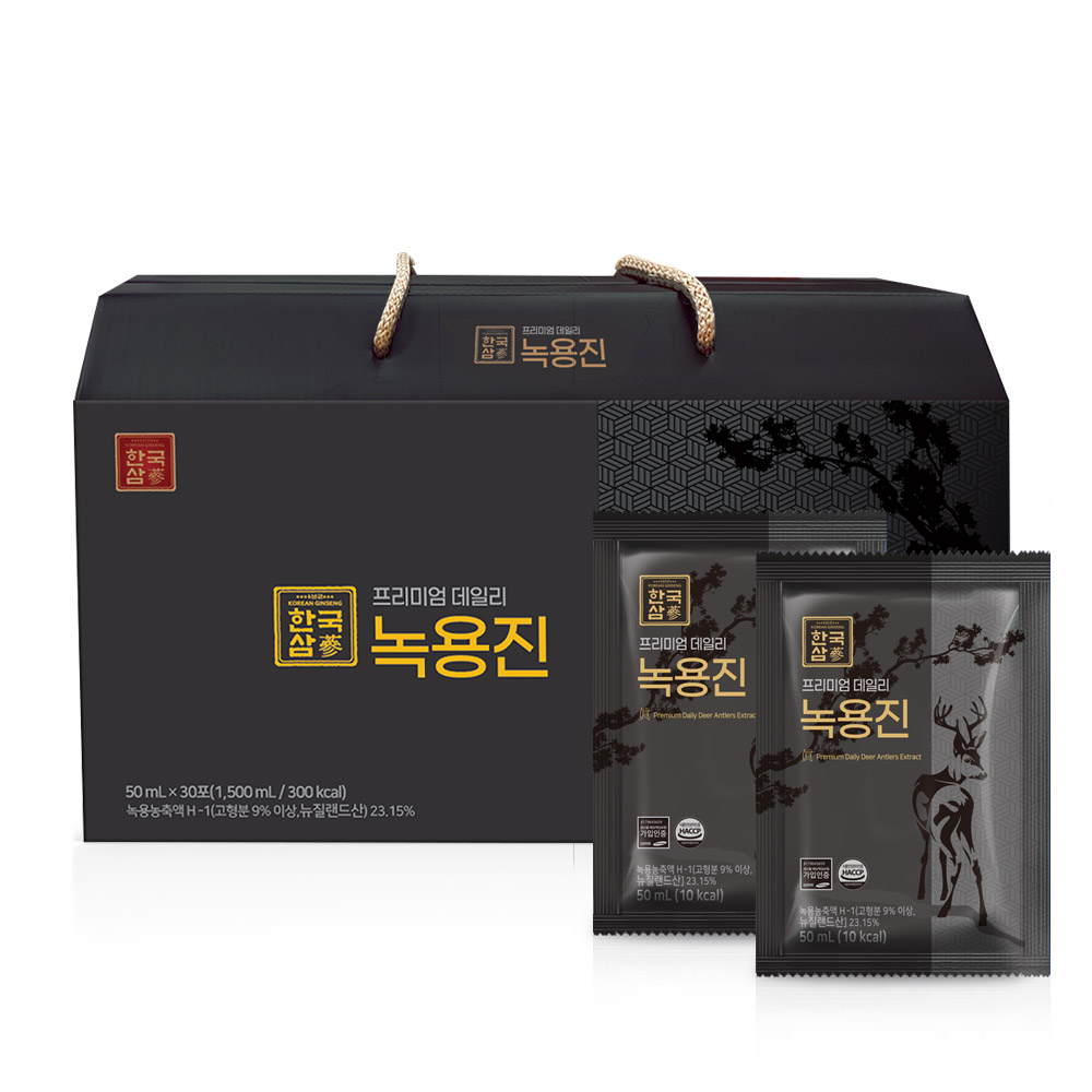 한국삼 프리미엄 데일리 녹용진 50mlx30포