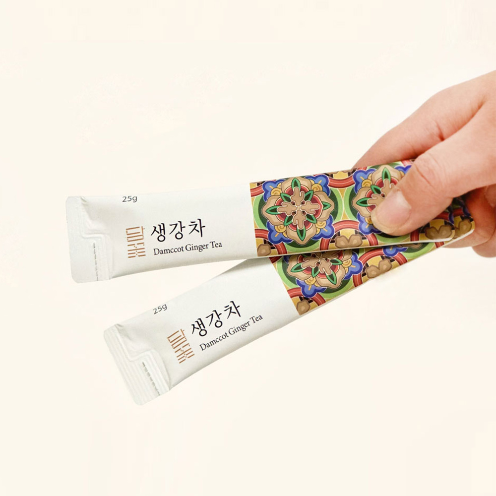 국내산 생강차 스틱형 250g (25gX10개입) 담꽃 생강청 진저티