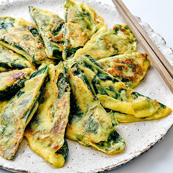 부침명장 깻잎전400g