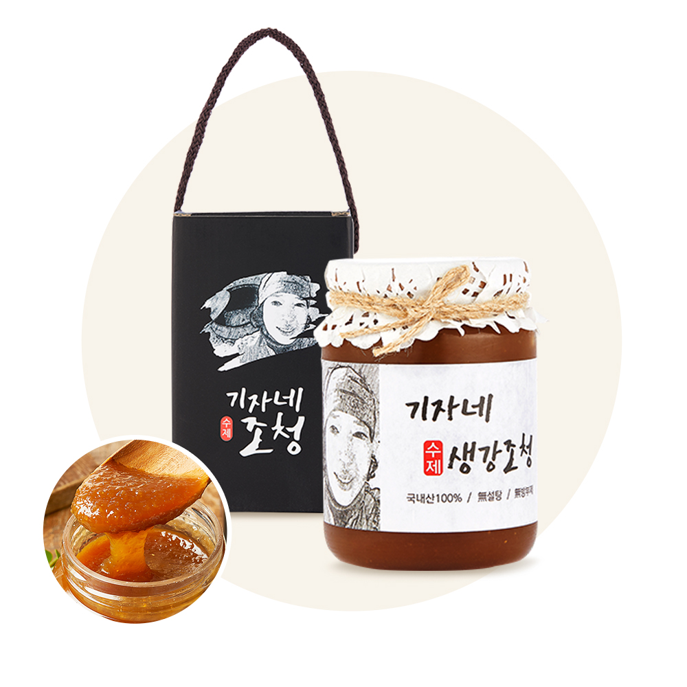 맛있는 기자네 전통 수제 생강 조청 500g/700g (+선물상자) 대표이미지 섬네일