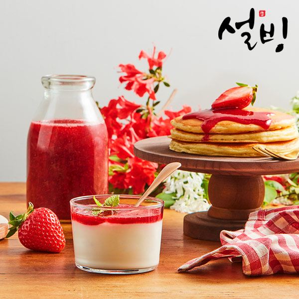 [설빙] 맛있는 딸기청 1kg x1개입