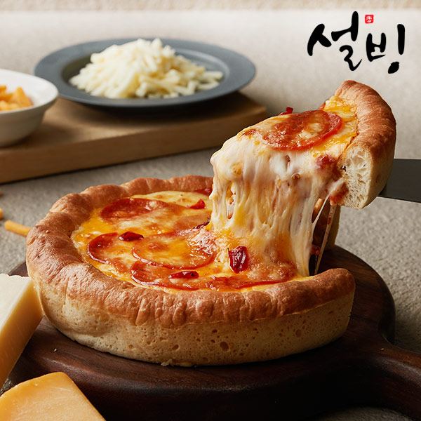[설빙] 시카고 피자 3종 실속 세트 (4치즈 + 핫불고기 + 허니고구마)