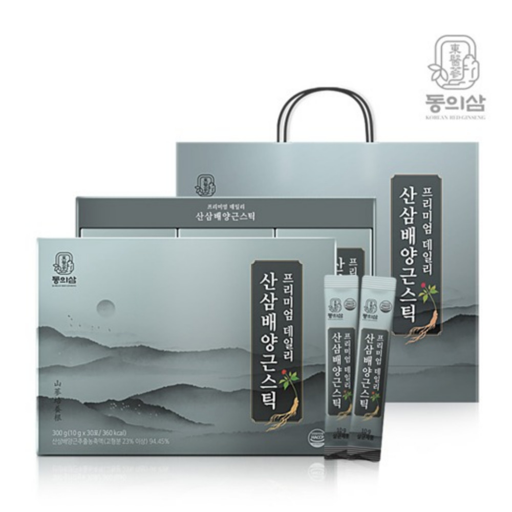 [동의삼] 프리미엄 데일리 산삼배양근스틱 (10g*30포) 