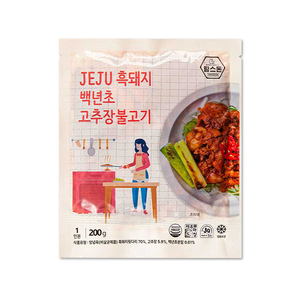제주흑돼지 백년초 고추장불고기 200g x 5팩