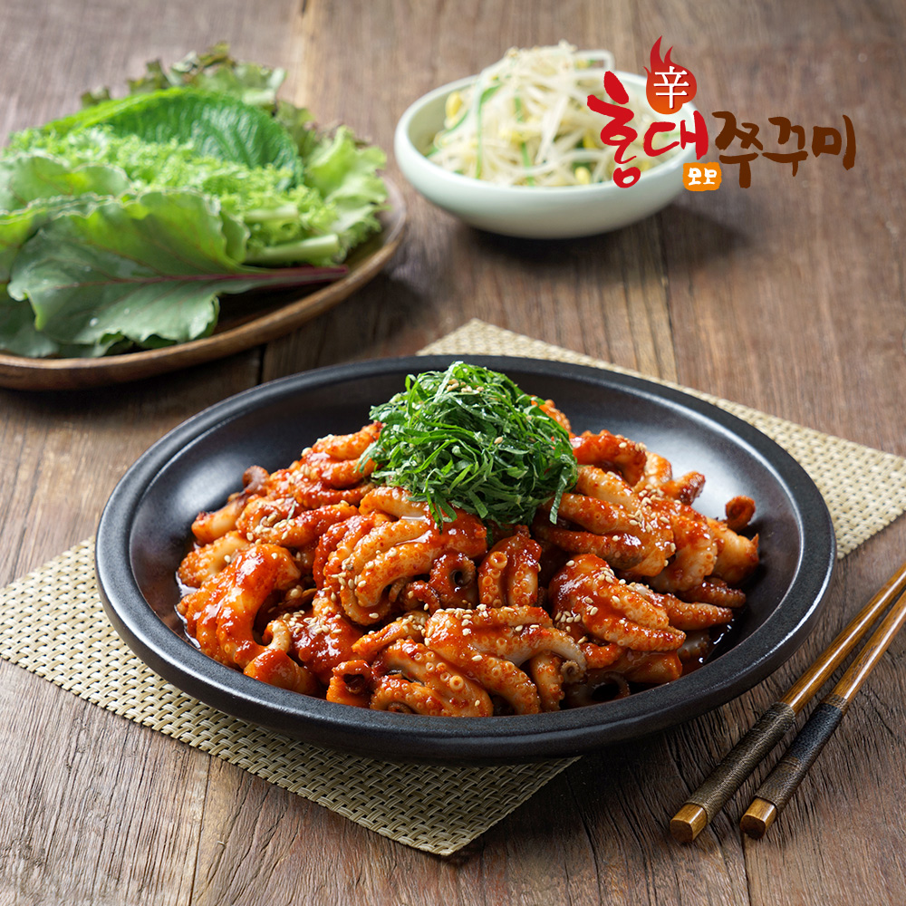[홍대쭈꾸미] 수제양념 쭈꾸미볶음 300g 4팩 (맛선택)