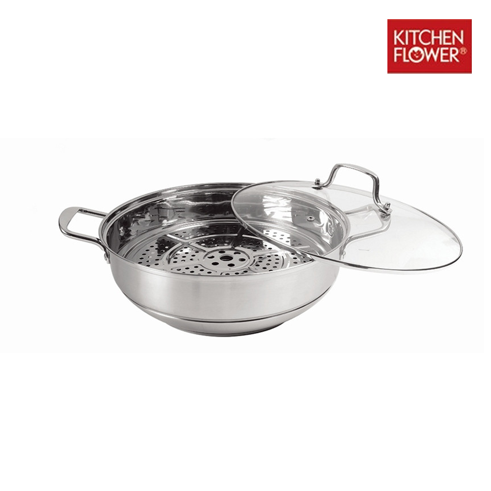 [키친플라워] 파티 전골 찜기 34cm